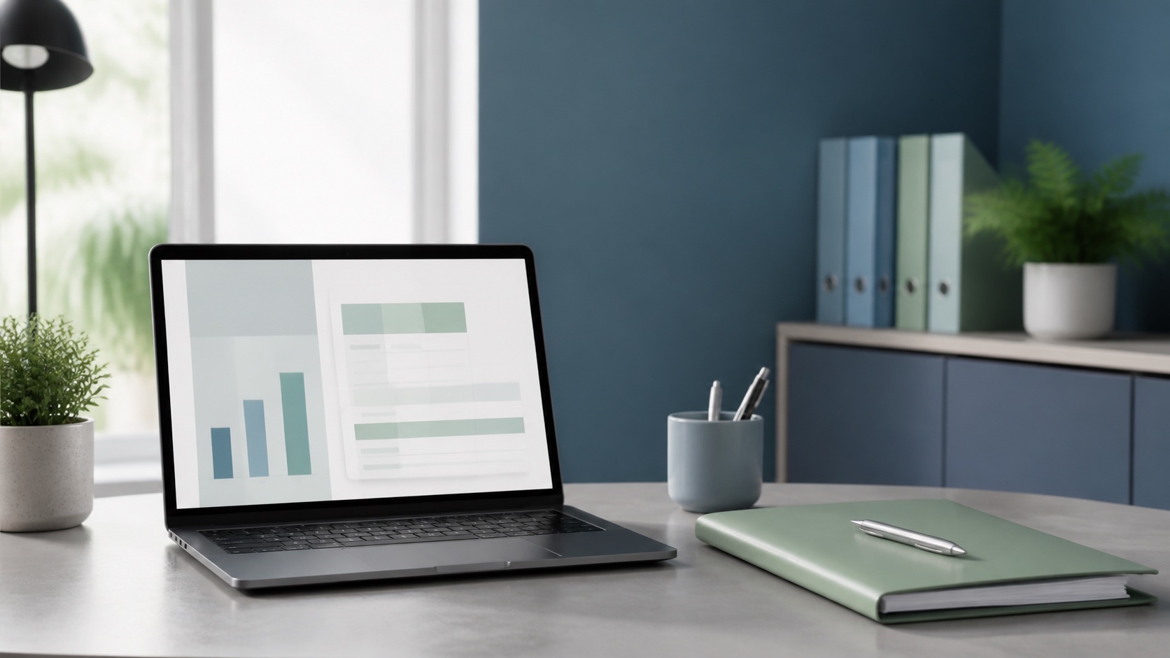 Payroll workspace with payslip dashboard and folder